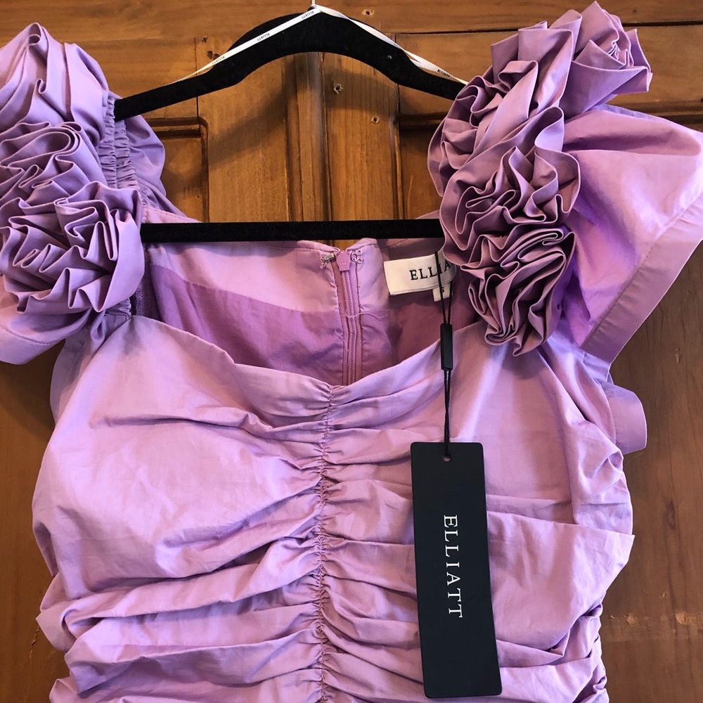 ELLIATT size S  Lavender Shirley dress, new with tags